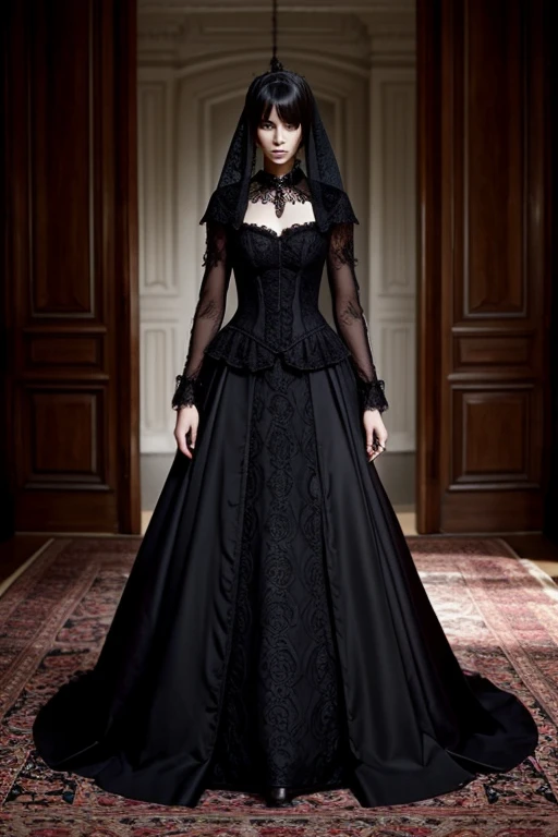 Complete fashion collection extravagant gothic beautiful