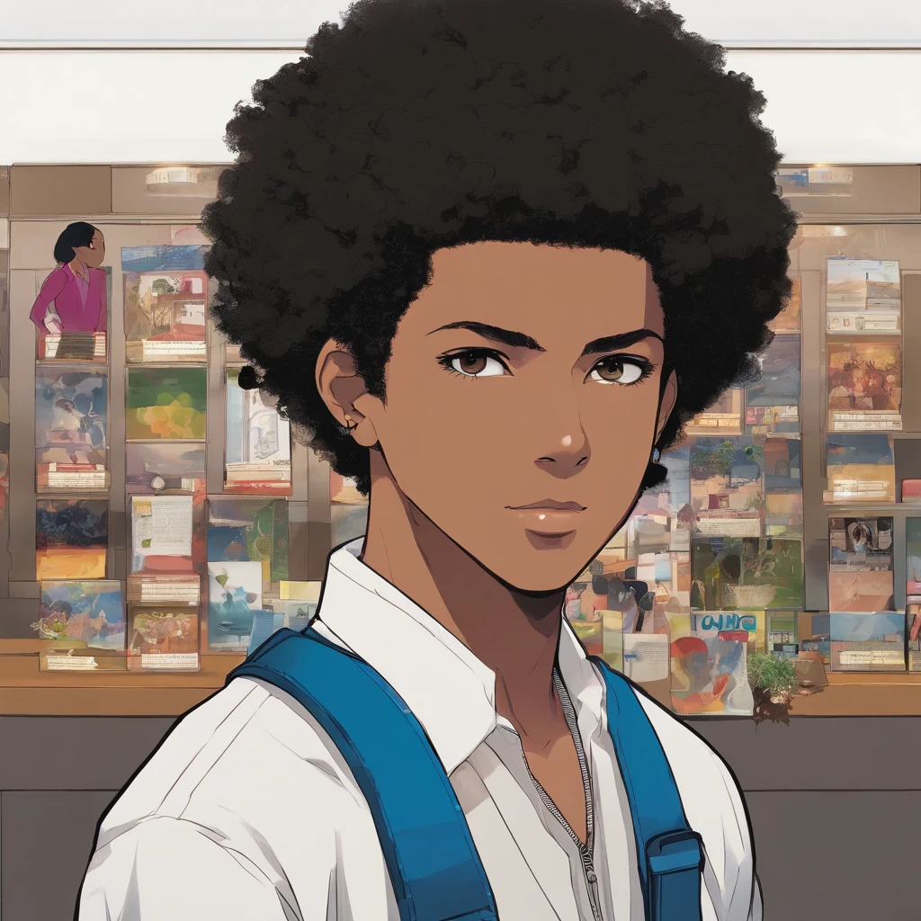 (boy1),(16-year-old ager),(Average physical height of a 16-year-old teen),(youthful appearance),(height 1.80),(dark skin color:1.5),(afro-descendant:1.5),(Brazilian nationality),(short curly black hair),(brown eyes)