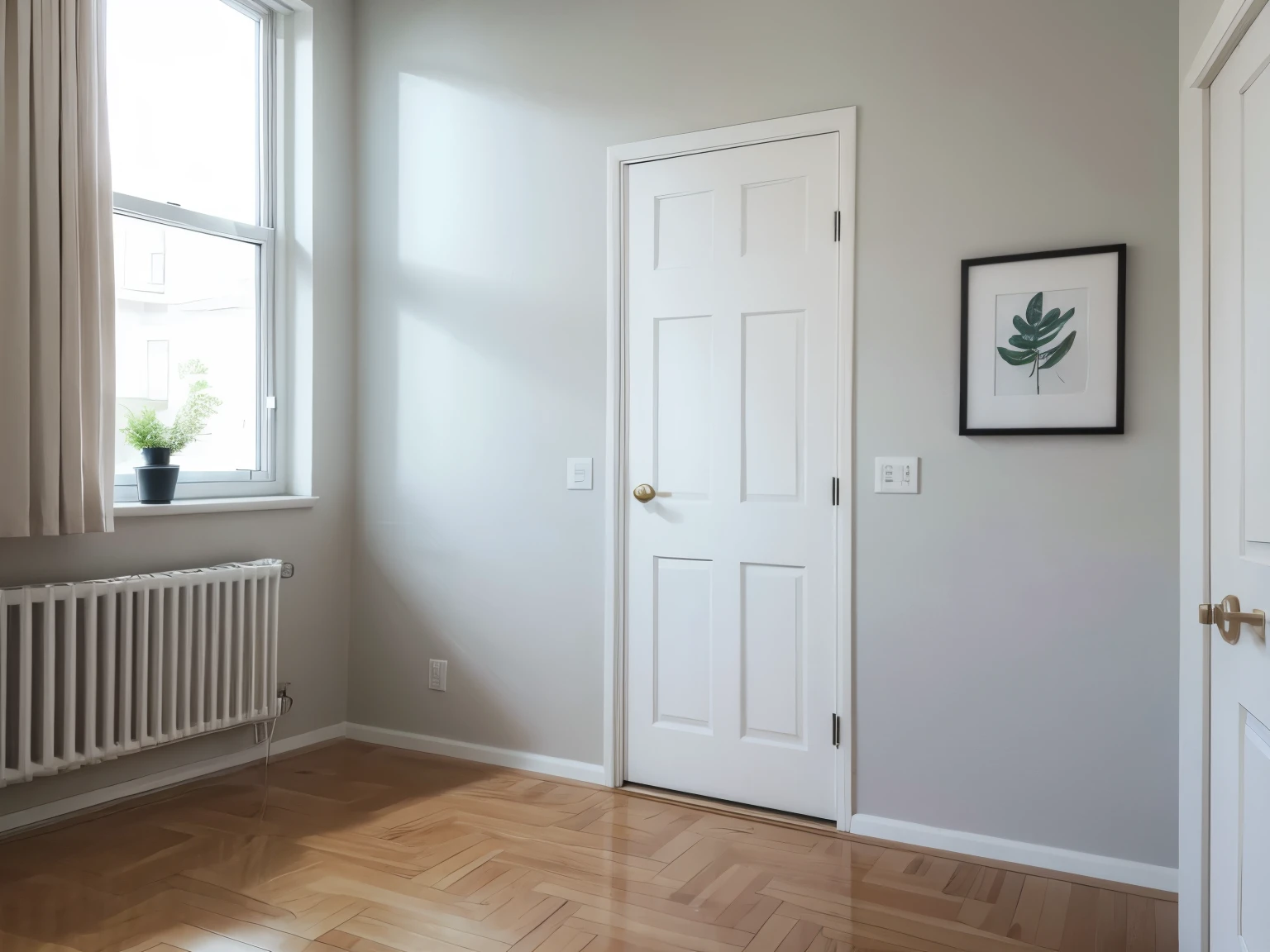 clean wall on a modern room