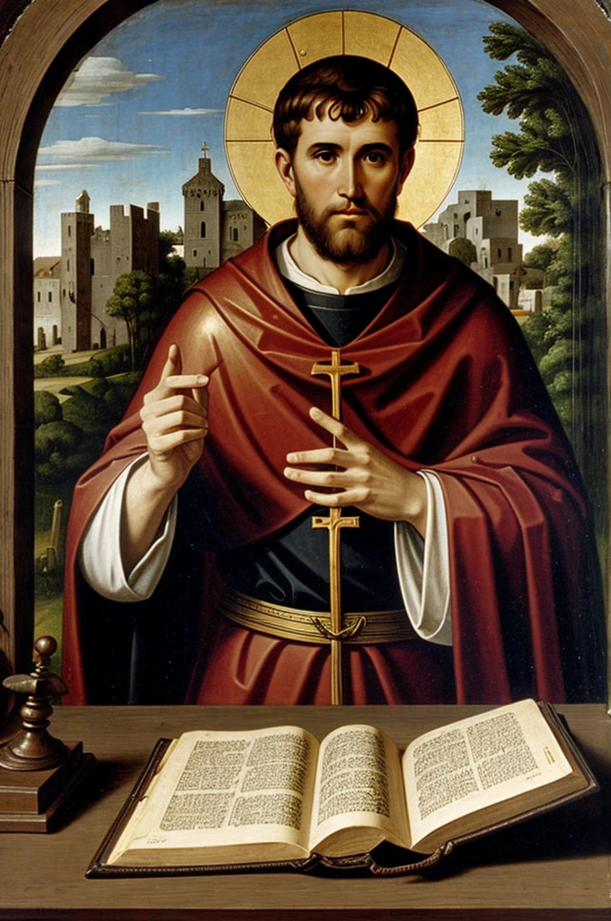 Saint Augustine of Hippo, saint of the Catholic Church 