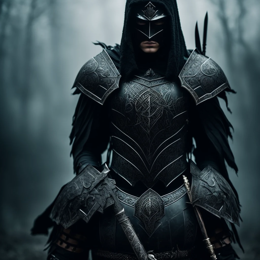 dark, warrior, aesthetic, epic