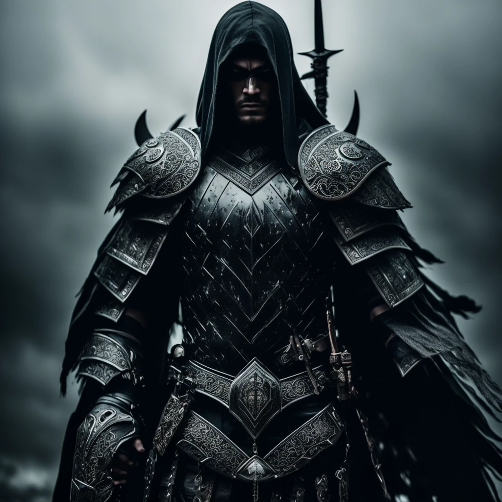 dark, warrior, aesthetic, epic