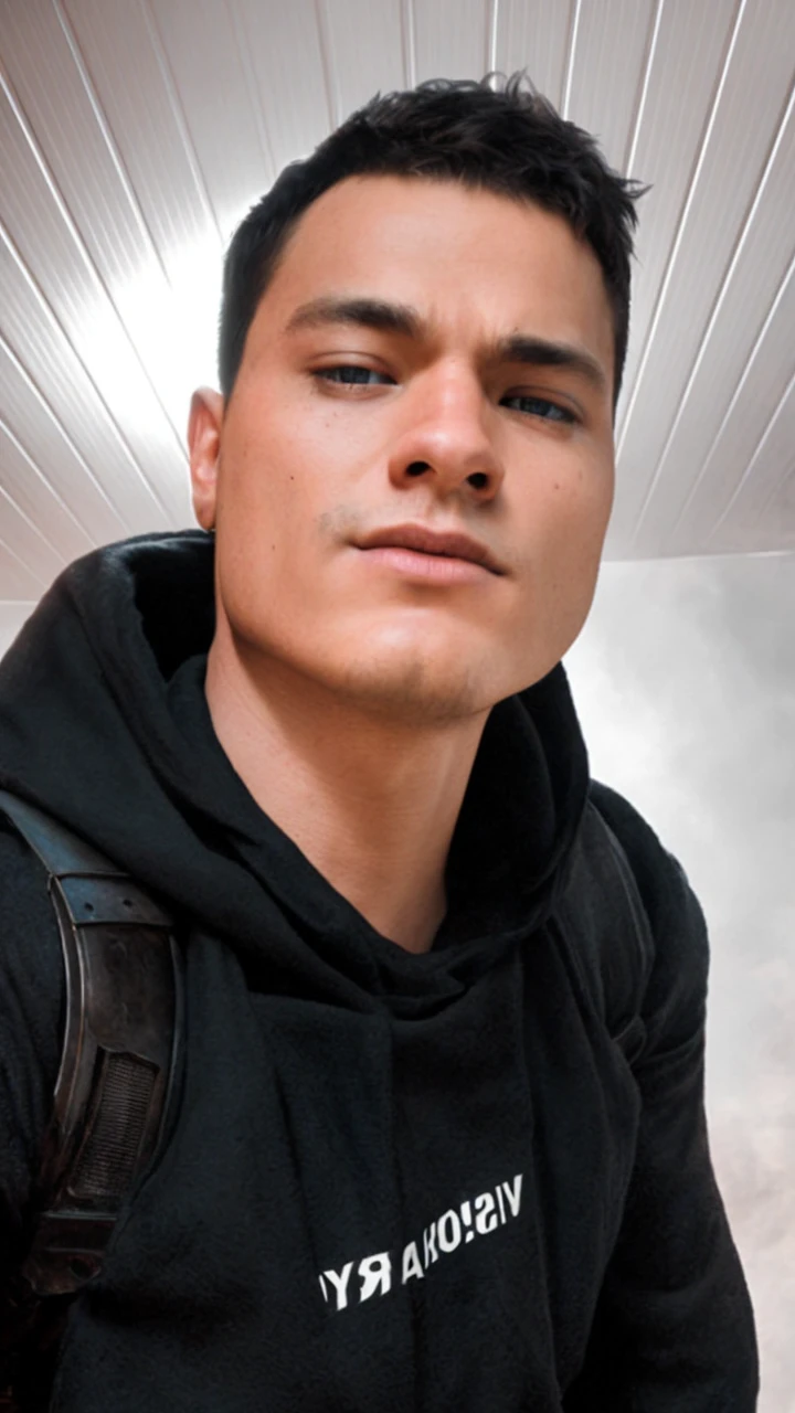 a dark and epic warrior, extremely detailed facial features, detailed armor, dramatic lighting, cinematic composition, moody color palette, chiaroscuro lighting, atmospheric haze, intricate textures, dynamic pose, fantasy landscape, volumetric lighting, dramatic shadows, cinematic camera angle, muted color tones, gritty realism, masterpiece