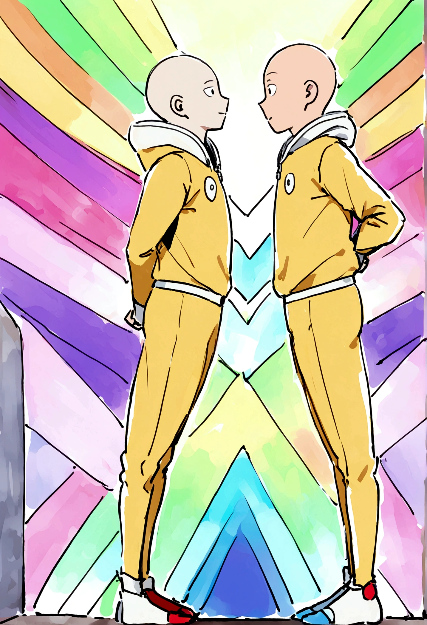 Saitama greeting featherina Augustus Aurora