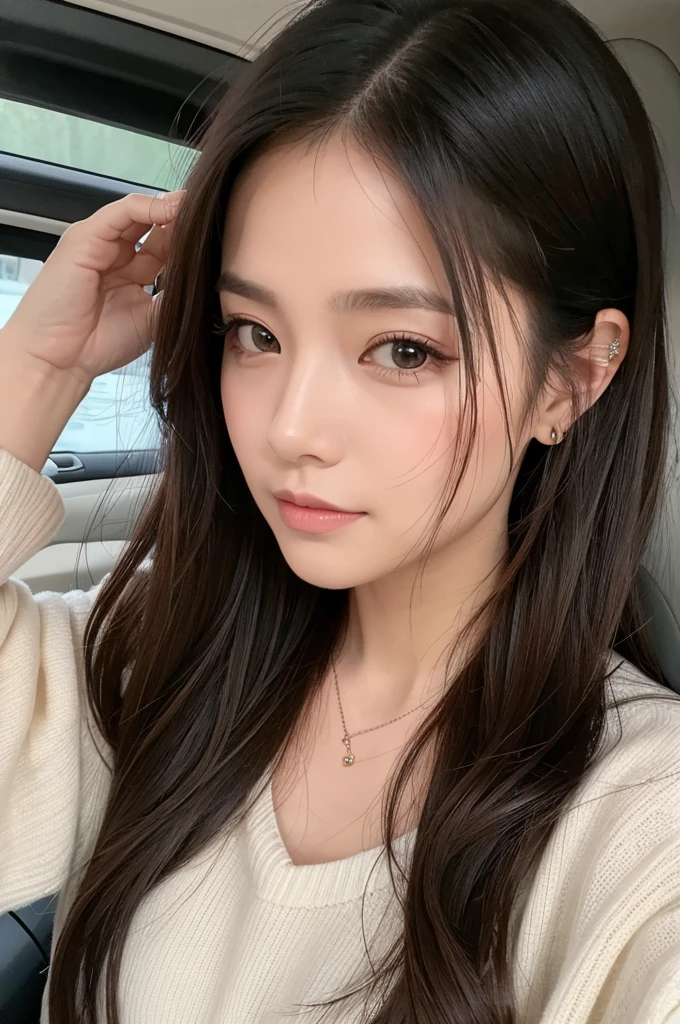 She&#39;s a beautiful woman with big eyes.、Japanese