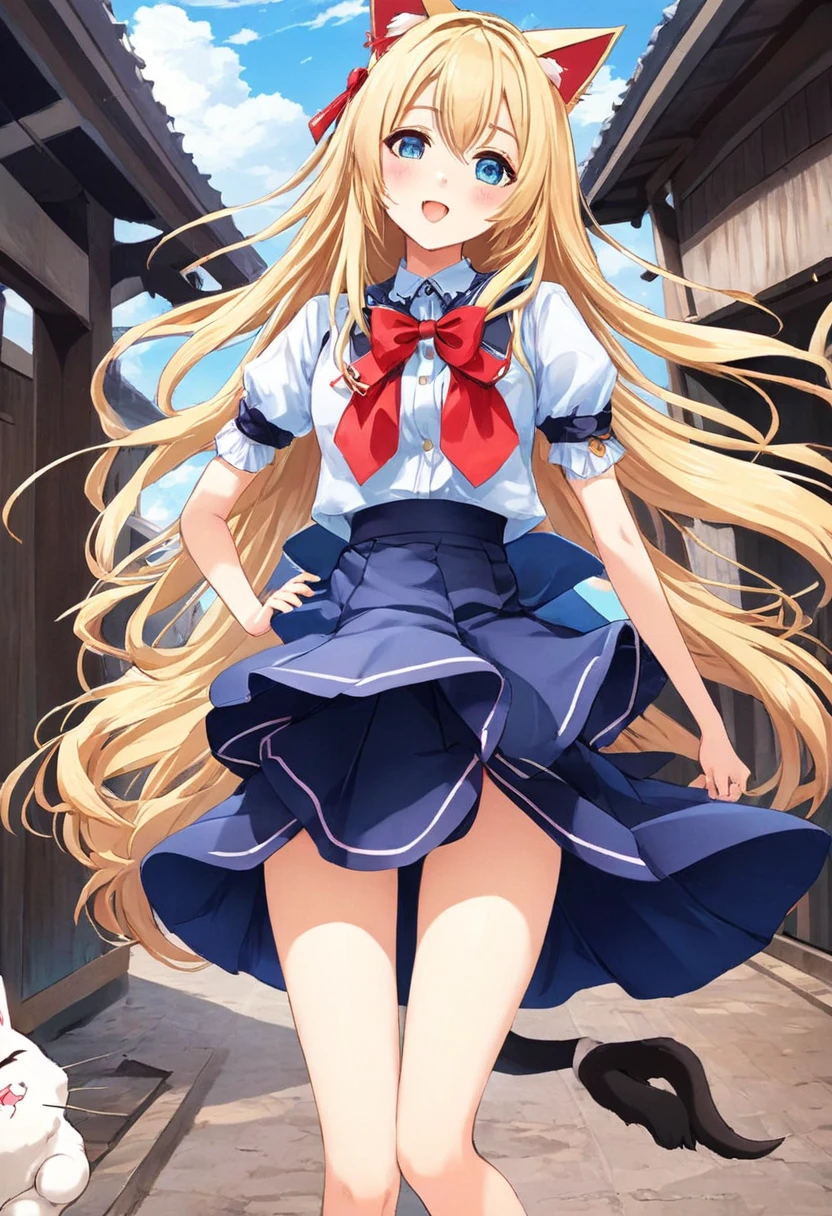 Anime - stylish photos of women in skirts and cat ears, Azure Lane Style, anime style outfit, anime style, blonde long hair anime girl, anime styleเหมือนโชคชะตา/Overnight stay, , anime style 3 มิติที่สมจริง, Avant-garde style for girls, Plow collection style, long hair anime girl, Cute anime waifu in pretty outfits