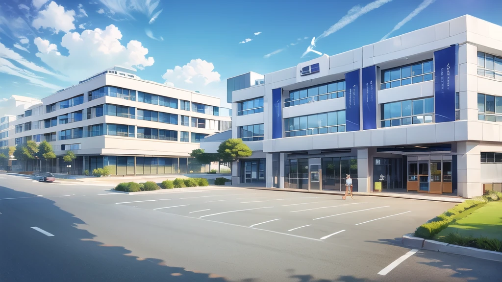 (commercial building:1.5),road ,(วิ่งบนนroad:1.3) capital landscape:1.5