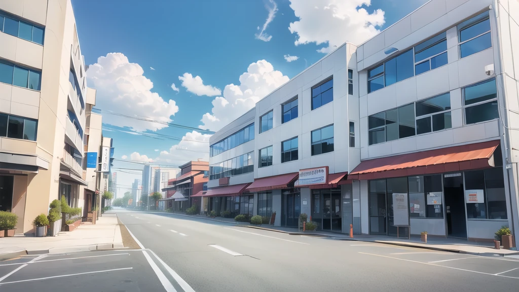 (commercial building:1.5),road ,(วิ่งบนนroad:1.6) capital landscape:1.5