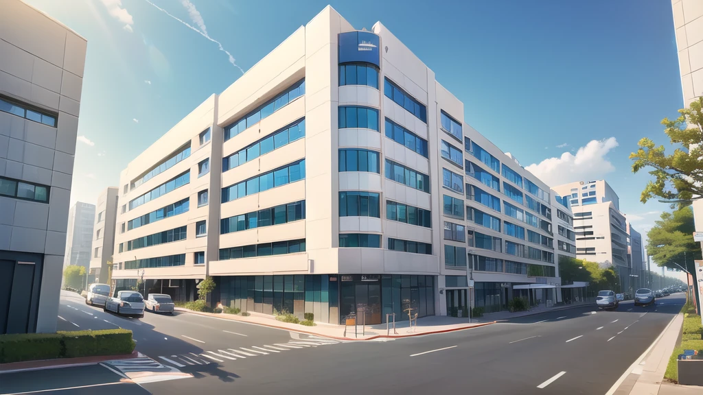 (commercial building:1.5),road ,(วิ่งบนนroad:1.6) capital landscape:1.5