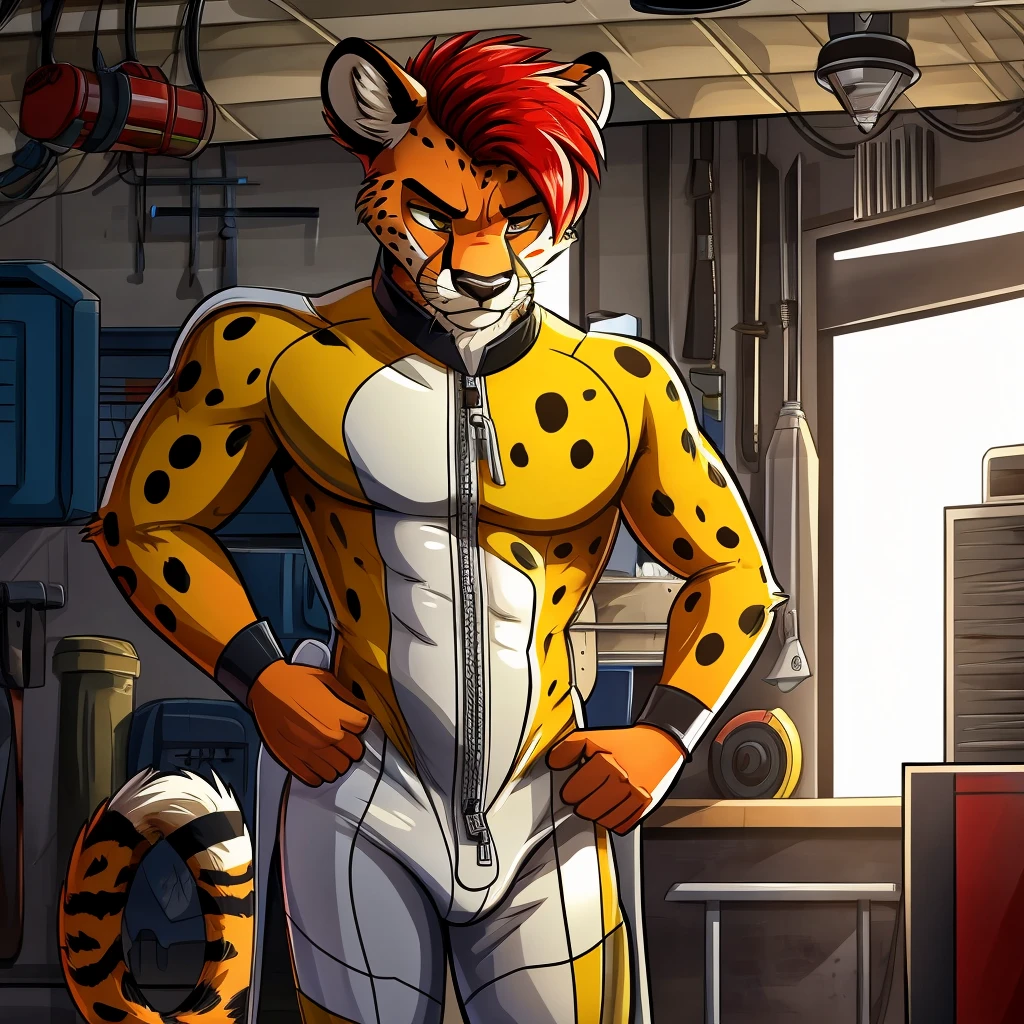 score_9, score_8_up, score_7_up, score_6_up, score_5_up, score_4_up BREAK furry, furry_art, furry_artwork, source_furry, uploaded_on_e621, uploaded_on_danbooru, uploaded_on_pixiv BREAK barcode tattoos on the body, solo, extremely young, shota, shotacon, cub, skinny, slim, thin, cute, white cheetah, cheetah tail, cute young cheetah face, white android skin, short messy spiky white hair, nude, talking, black mouth, glowing blue robot eyes, hard nipples, erect white penis with foreskin, erection, white foreskin, leaking precum, robot, android, (broken neck:1.2, broken chest:1.2, broken belly:1.2, broken arms:1.2, damaged legs:1.2), glowing blue mechanical parts, glowing blue mechanical components, in a jungle, jungle background, angry, angry expression, looking around, looking away, fight, fighting, fighting pose, action pose, BREAK good quality, best quality, high quality, high definition, hd, 4k, 8k, masterpiece, good proportion, perfect proportion, good anatomy, perfect anatomy