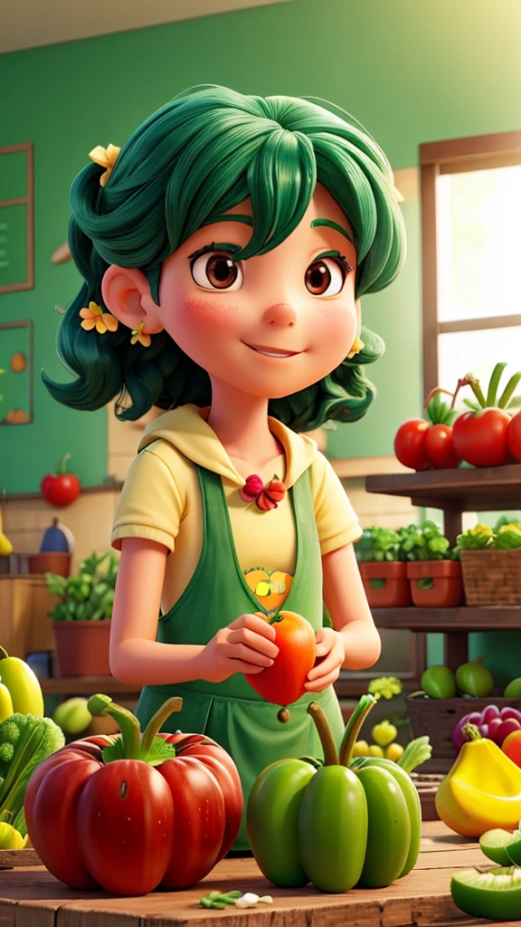 Teach how to grow vegetables and fruits to eat yourself