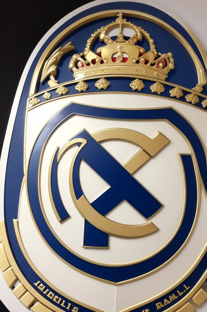 A creative Real Madrid emblem for school interclass