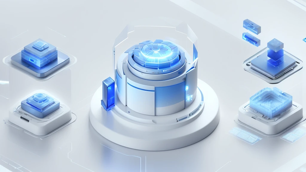 Many different types of electronic devices on a white surface, Clean 3D Rendering, depicted as a 3 d render, Blueshift Rendering, Keyshot production rendering, Clean digital rendering, Glowing blue interior parts, Futuristic product design, Smooth 3D CG rendering, 3d computer rendering, Smooth surface rendering, Product design rendering, Dual Motion Rendering, High-quality local rendering,Digital Entrepreneurship,Virtual business park,Some digital devices