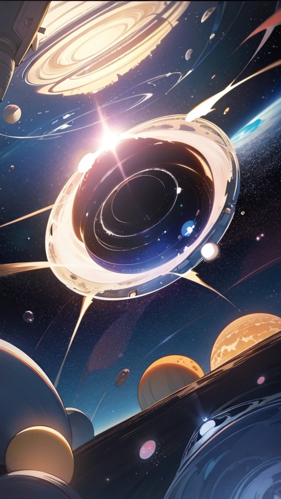 outer space, solar system, star clouds