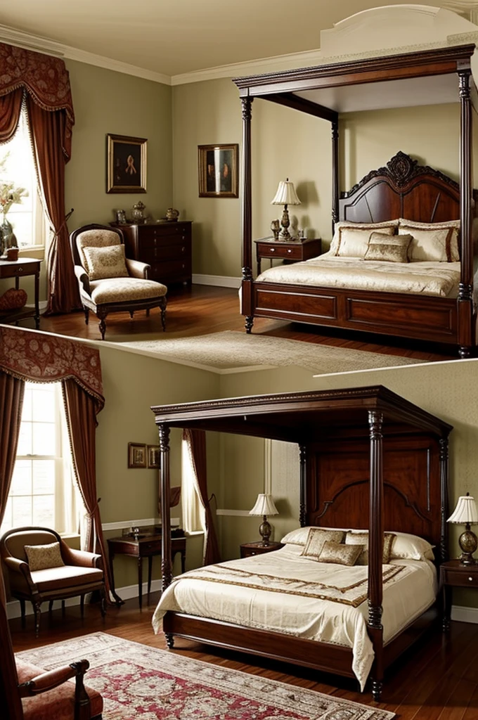 Make me a room set in the Victorian era
