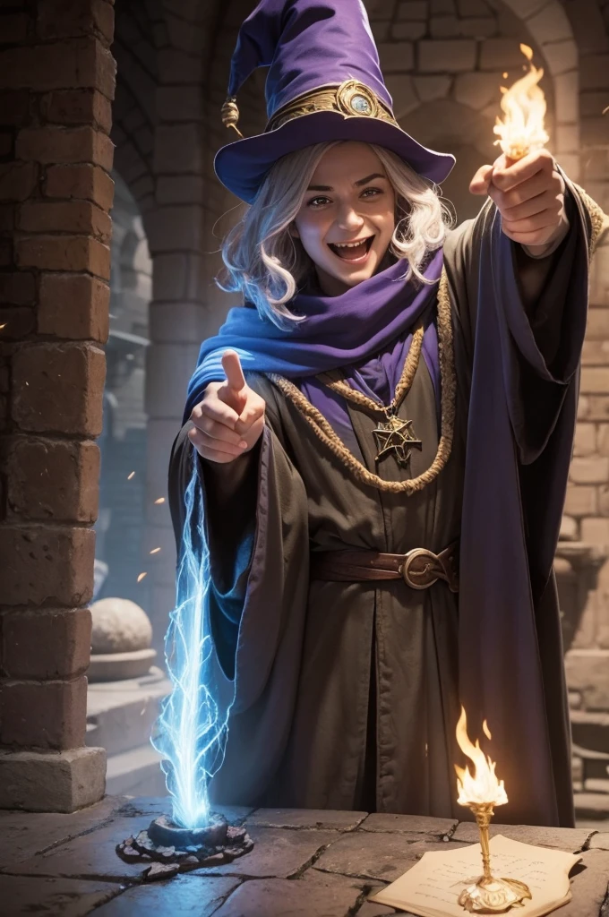 Create a character based on fun, but it must be a wizard