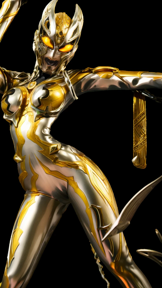 Carmeara, fullbody,anatomical correct, 3d,realistic,silver,copper_color, glowing light,8k resolution, machine aesthetics, intricate detail, hyper-realistic sci-fi, futuristic organic,(high key lighting),shiny bodysuit composed of various translucent mechanical parts, H.R. Giger aesthetic,cyberpunk aesthetic. baroque xenomorph,dust in light,foggy,bokeh,kodak film,kodak portra 400,Dark horror scene. Sharp images, Use edge lights to render at 8K resolution, HDR lighting creates complex and detailed shadows on a distorted background, a touch of supernatural horror to this already insanely terrifying masterpiece,dream-like, fantasy creation, biopunk ,thrilling color scheme, amazing mutation, fractal, Geometric pattern
