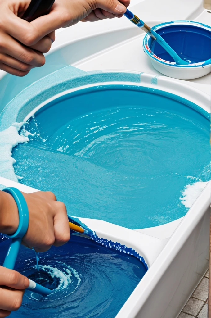 Water care paint