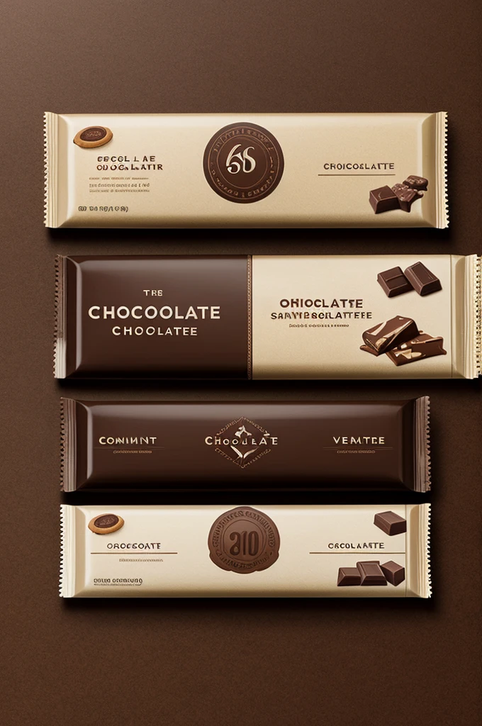 Packaging design for Gourmet chocolate bar