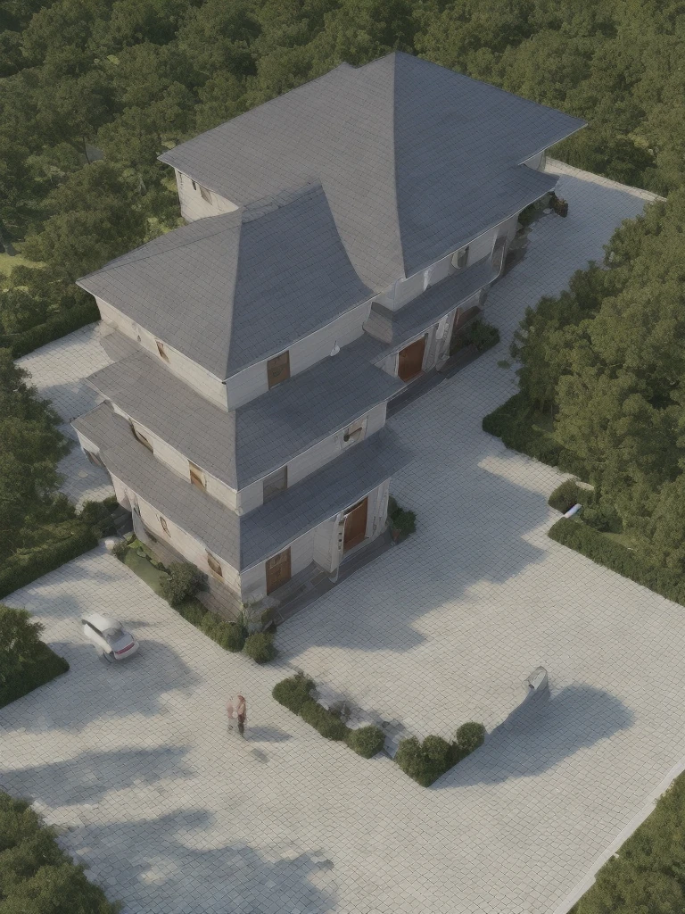(pond) ,(koi pond), (((best quality, masterpiece))), (surreal, optical:1.2), high quality, (daylight:1.2), perfect lighting perfect,(residential area) modern house, main material ((wood: gray stone:0.4)), villa, modern Orange house, modern, dynamic light, super light, ((light coming from inside the house:1.1)), ((clear blue sky:1.3)), ((garden light)), rock,peace, romantic, ((hazy smoke))