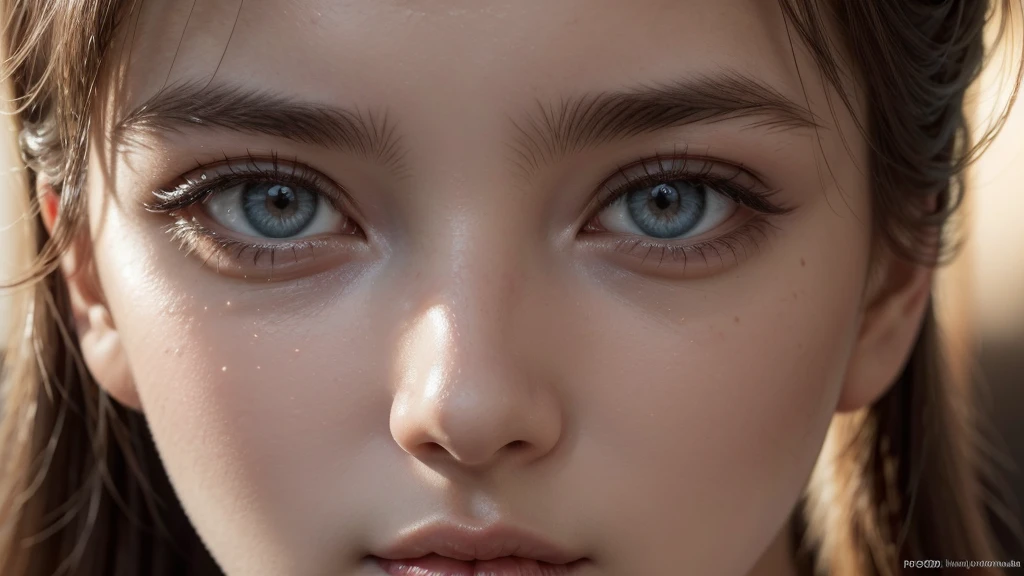 a close-up portrait of a person's eyes, intrigued and curious expression, slight smile, warm lighting, (best quality,4k,8k,highres,masterpiece:1.2),ultra-detailed,(realistic,photorealistic,photo-realistic:1.37),highly detailed eyes and face, beautiful detailed eyes, beautiful detailed lips, extremely detailed eyes and face, long eyelashes, natural skin texture, studio lighting, warm color tones, cinematic lighting, depth of field, elegant, refined