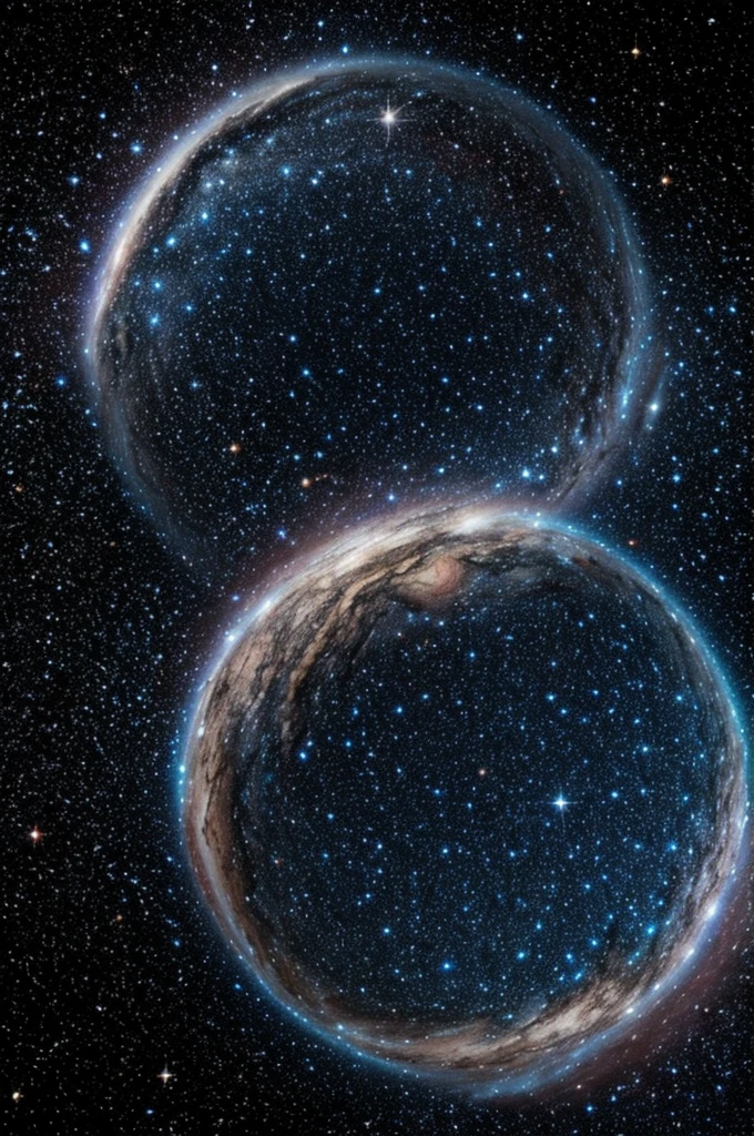 A starry universe that says on the left says chiguiro 