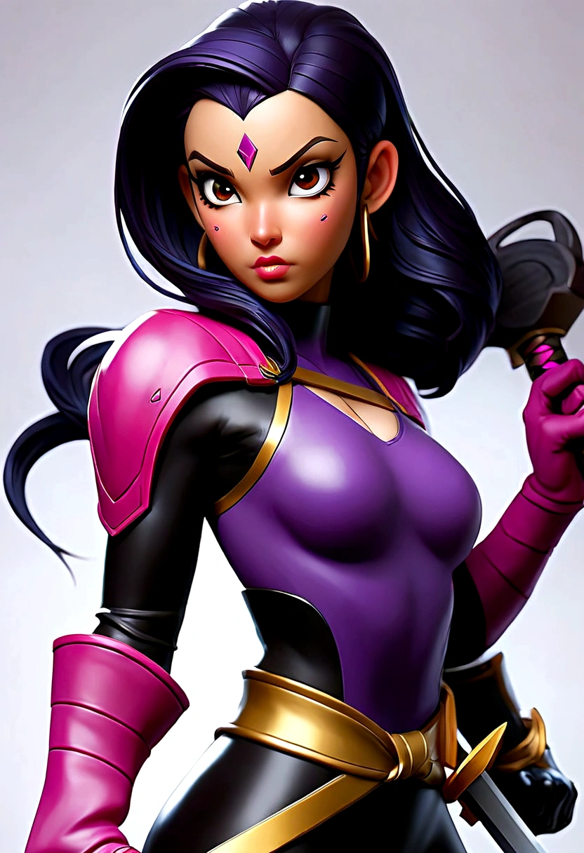 Arafed woman dressed in latex holding a sword and a sword., psychopath, PSYLOCKE de los x men, PSYLOCKE de los x men, young ninja gaiden portrait, retrato seductor de PSYLOCKE, samira from league of legends, PSYLOCKE de los xmem, PSYLOCKE, cosplay, heroine, PSYLOCKE, black and gold latex bondage suit
