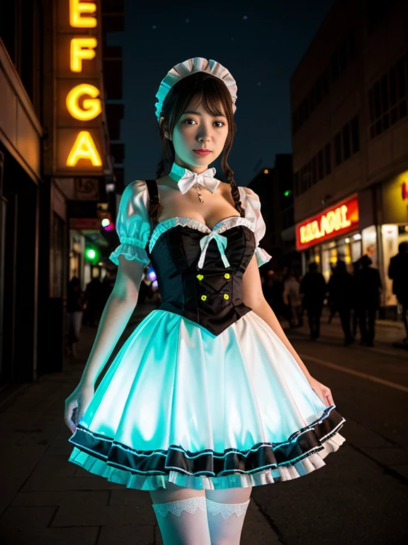score_9, score_8_up, score_7_up, score_6_up, score_5_up, score_4_up, 1girl, A shark girl navigating a bustling, neon-lit city at night. She has a sleek, cyberpunk aesthetic with a streamlined shark tail and dark grey skin. Her hair is cut short and spiked, colored in shades of silver and teal. She wears a futuristic outfit with glowing accents and sleek armor plates. The cityscape behind her is filled with towering skyscrapers, holographic advertisements, and flying vehicles. She looks confident and determined, ready to take on any challenges the urban jungle throws at her. Highly detailed, vibrant colors, futuristic elements, dynamic lighting.