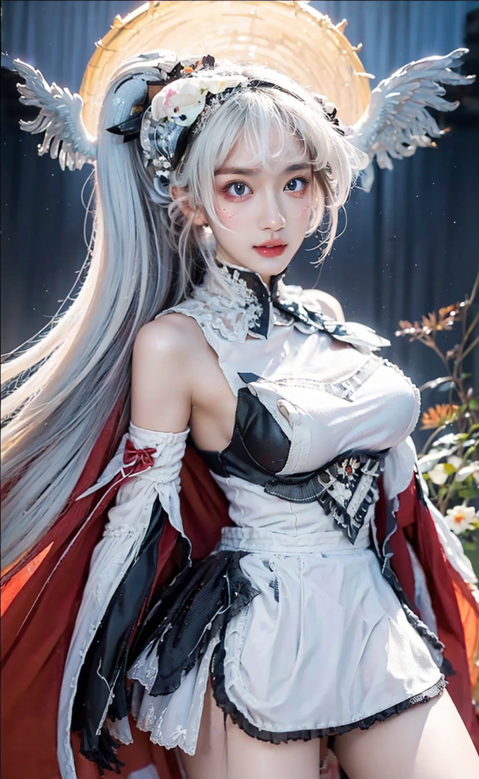 (Best quality, 8k, Masterpiece :1.3), upper bod y, Sharp focus :1.2, Beautiful woman with perfe ct figure, Highly detailed facial and skin textur e, Detailed eyes, Double eyelids, Interior view, :
erpect lighting, Glowing skin,
