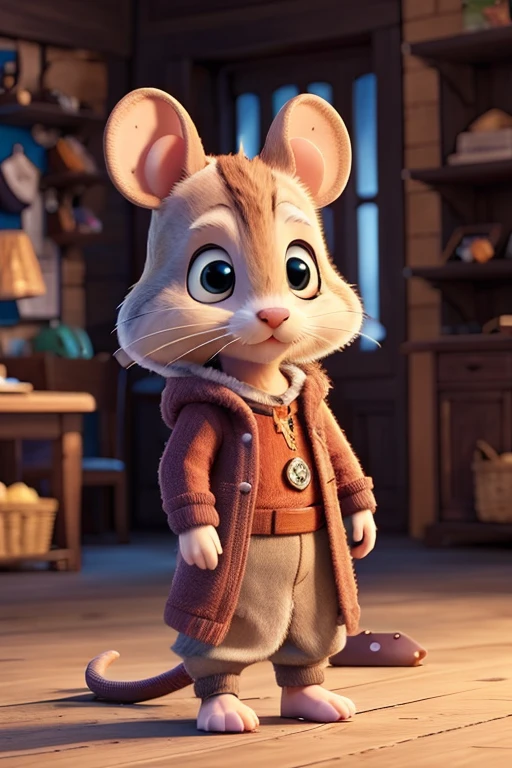 a mouse dressed as a superhero