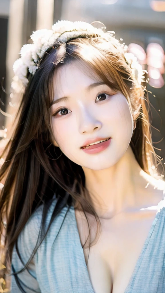 Portrait of karina, (baseball cap), street photography, city streets, blushing, awkward smile, looking into camera, (8K, best quality, masterpiece:1.2), (realistic, photo-realistic:1.37), ultra-detailed, 1 girl,Korean 20-year-old beauty, cute, 独奏, beautiful detailed sky, night, dating, (nose blush), (closed mouth) huge breasts, beautiful detailed eyes, realistic, photo, matte colors, detailed backgound, eye makeup,比基尼,messy hair, Natural light,(pureerosface_v1:0.5), (ulzzang-6500-v1.1:0.5)