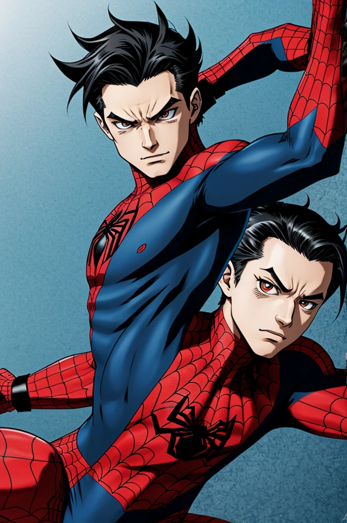 Spiderman as if he were from kimetsu no yaiba