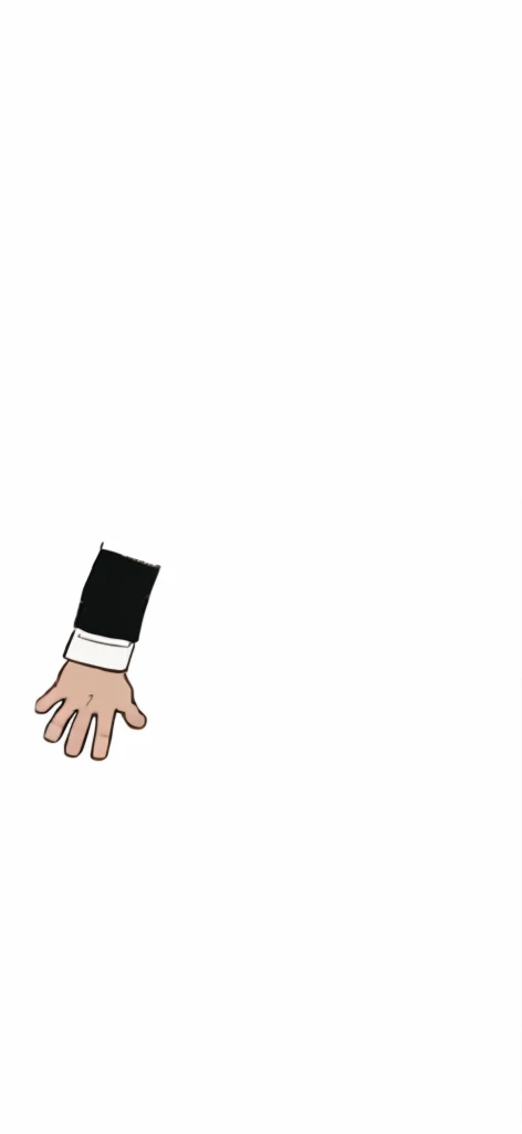 [hand] a guy with a beard, wearing a black suit with a red tie (Renan souzones)