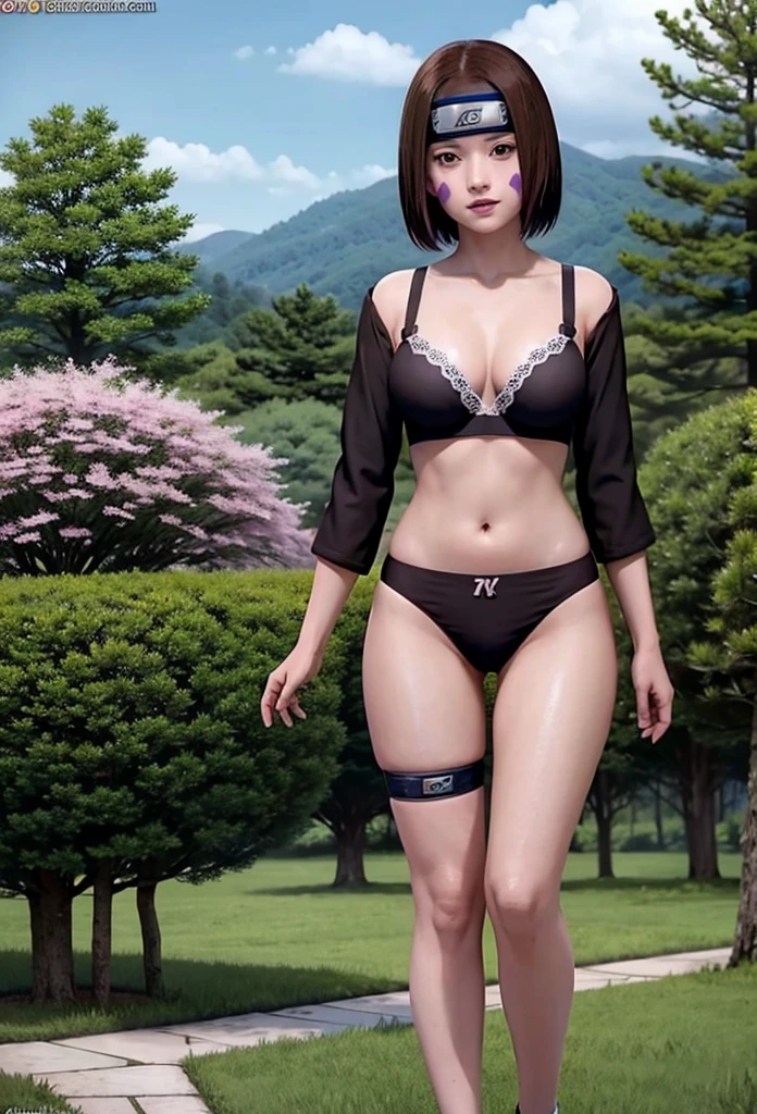 Anime girl in bikini posing in the forest, solo, Anime Rush John 8k Forest, Highly detailed Altjam, attractive anime girl, official Anime yet, Enchanting anime girl, High Resolution Commission, Photorealistic anime girl rendering, Short ponytail purple hair girl, clothing:Bikini Swimwear, Red-eyed girl, Big Breasts, girl with big breasts, Purple Bikini, Wearing a swimsuit, High Resolution Commission, (in a trianglebikini:1.3), Photorealistic anime girl rendering, Anime yet, Anime Moe Art Style, Official Art, Best anime girl, A girl is standing, smile, Young girl anime visuals, Attractive anime girl, Female anime characters, Female focus, shuushuu anime image, Best anime girl, Gwaiz-inspired artwork, Detailed digital anime art, Fully shaded body, Realistic anime 3D style, 美しいAttractive anime girl, Realistic anime art style, Realistic Shade Perfect Body,