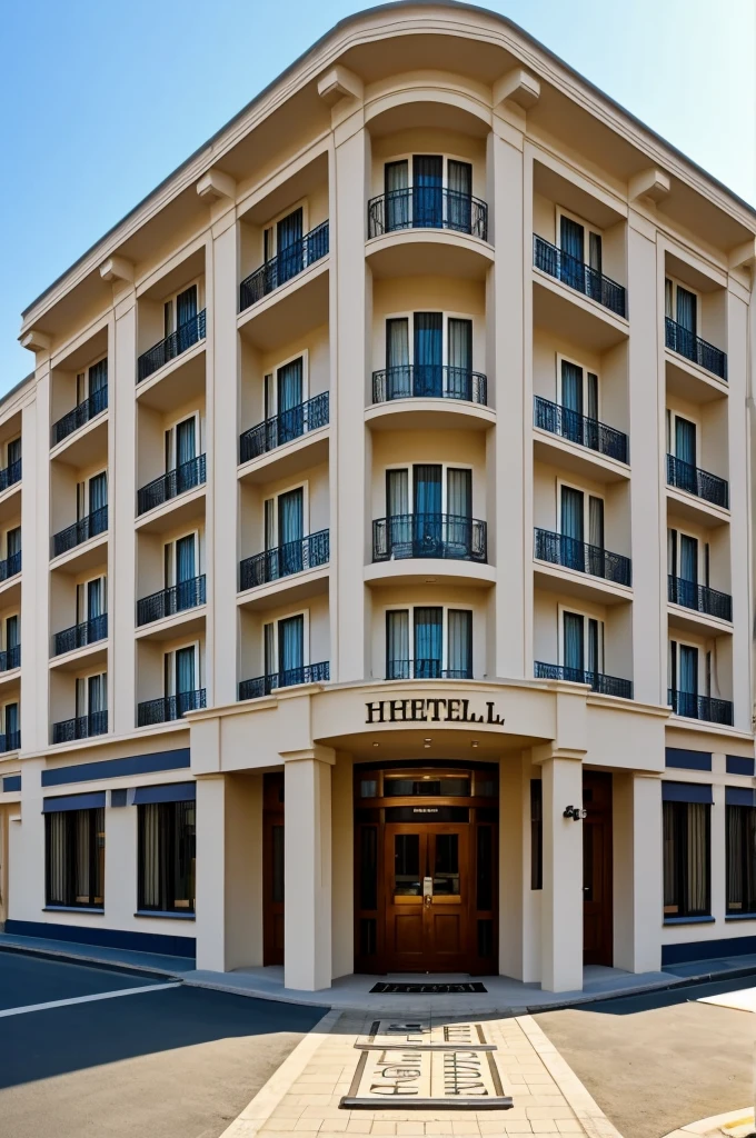Make me a hotel in the shape of the letter H
