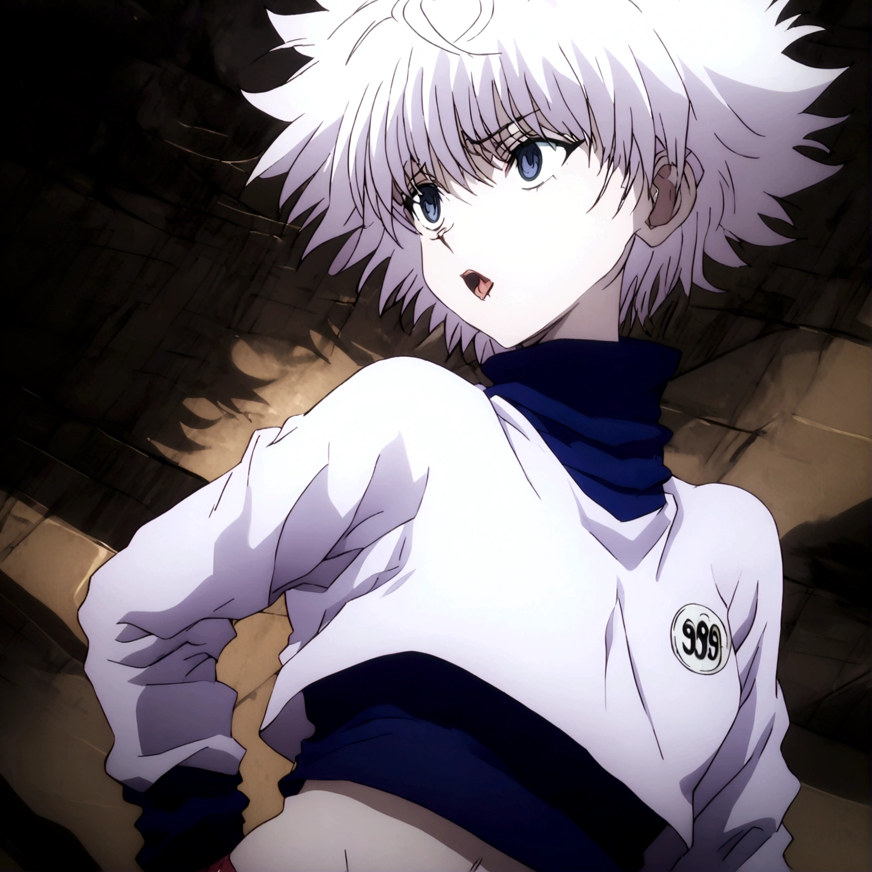 killua ahegao crop top lamia body