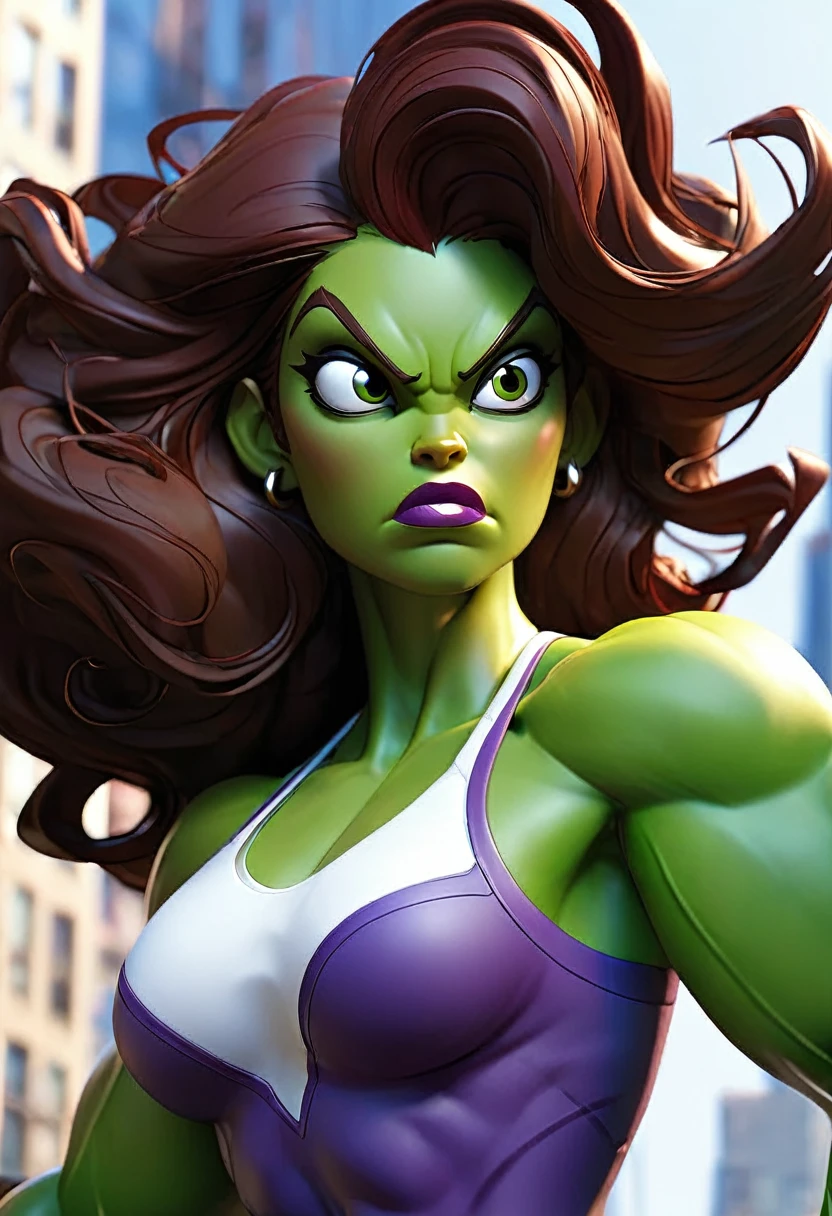 she hulk in new york city big and abs