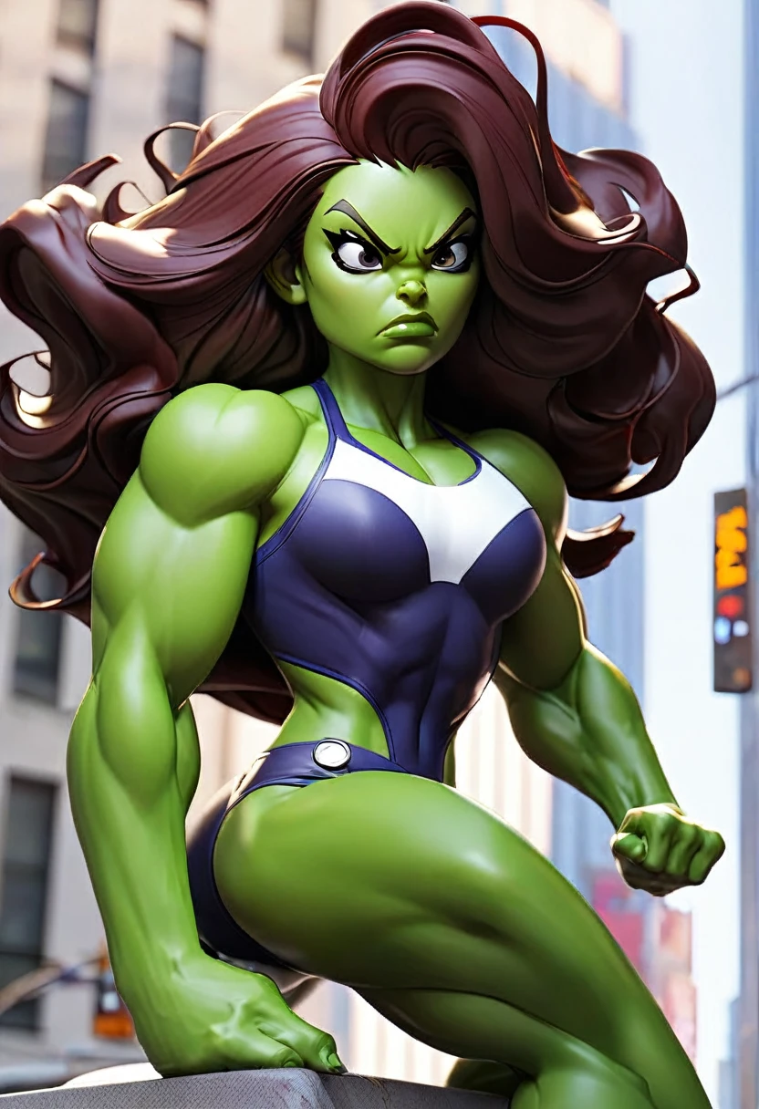 she hulk in new york city big and abs
