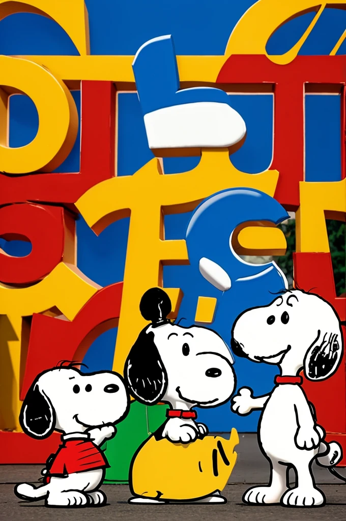 Snoopy saying Hello Lic Oly