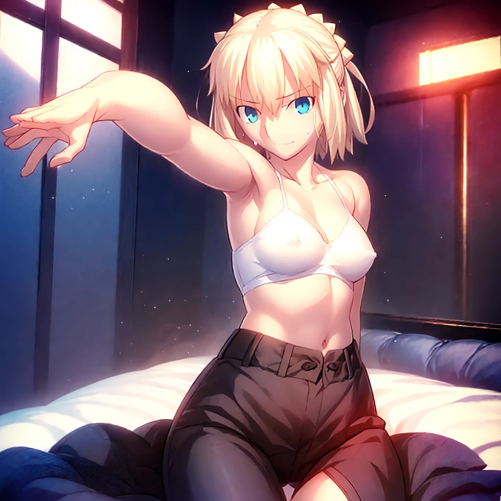High resolution, 最high resolution,high resolution,{know_StayNightuFotable in F:1.15}, Rubio_ Highest quality, masterpiece, フルnude,Sweatだく,blush,smile,Underarmアップ,Sweat,Underarmを広げて見せている,bed,semen,Bukkake,Covered in semen,semenが垂れている,Moist,blonde,whole body,pubic hairがある,Love Juice,Underarm,~ side,~ sideの下,Underarmの下,~ sideアップ,Sweatをかいている,~ sideSweat,Upper Body, 1 person,Armpit zoom,Side zoom,Underarmズーム,腋の下ズームUnderarmを見せつける,Showing off your armpits,Place your arms behind your head,nude,全naked,naked,Raise your arms, Intraluminal reflection,whole body,Two Arms,alone,sexy,1 personだけ,look at me,体中semenまみれ,膣からsemenが垂れている,front,オイルを塗ったテカテカのUnderarmを見せる、オイルを塗った光沢のあるUnderarm:1.30、Surreal、Underarm、オイルを塗った光沢のあるUnderarm:1.30、光沢のあるUnderarm、オイルを塗ったぬるぬるのUnderarm:1.30、ぬるぬるした光沢のあるUnderarm:1.20、明るく詳細なUnderarm、Underarmの細かいシワ:1.7、Realistic armpit wrinkles:1.7、Underarmを照らす光:1.4、Even the fine details of armpit pores), (smile、Side-show pose,Side-show pose,Nipples are erect,全naked,No clothes,素っnaked,Armpit up,Armpit Up,Naughtyな腋,Naughtyな脇,Naughty,Sweat,Arms behind head,Spread the armpits,Spread your arms,Embarrassed,Love juiceが垂れている,Breast milk,Breast milkが出ている,Pussy,NaughtyなPussy,Body to the front,pubic hairが生えている,pubic hair,semen,semenまみれ,Naughtyな体,Naughtyな身体,NaughtyなPussy,NaughtyなPussy,Naughtyなgenital,genital,Naughtyなnaked,Naughtyなnaked体,Naughtyな肉体,Naughtyなボディー,Embarrassedに腋を見せている,Embarrassedに脇を見せている,lotion,lotionまみれ,Vaginal fluid,Vaginal fluidが垂れている,Love juice,Love juiceが垂れている,semenでベタベタ,Sticky with semen,Sperm,Spermwhole bodyまみれ,Pussy,Pussyを見せつける,Pussy,Pussyを見せつける,Embarrassedな表情,Groinにタトゥー,Groin,View your viewers,genital,女genital,Moist腋,Moist脇,smile