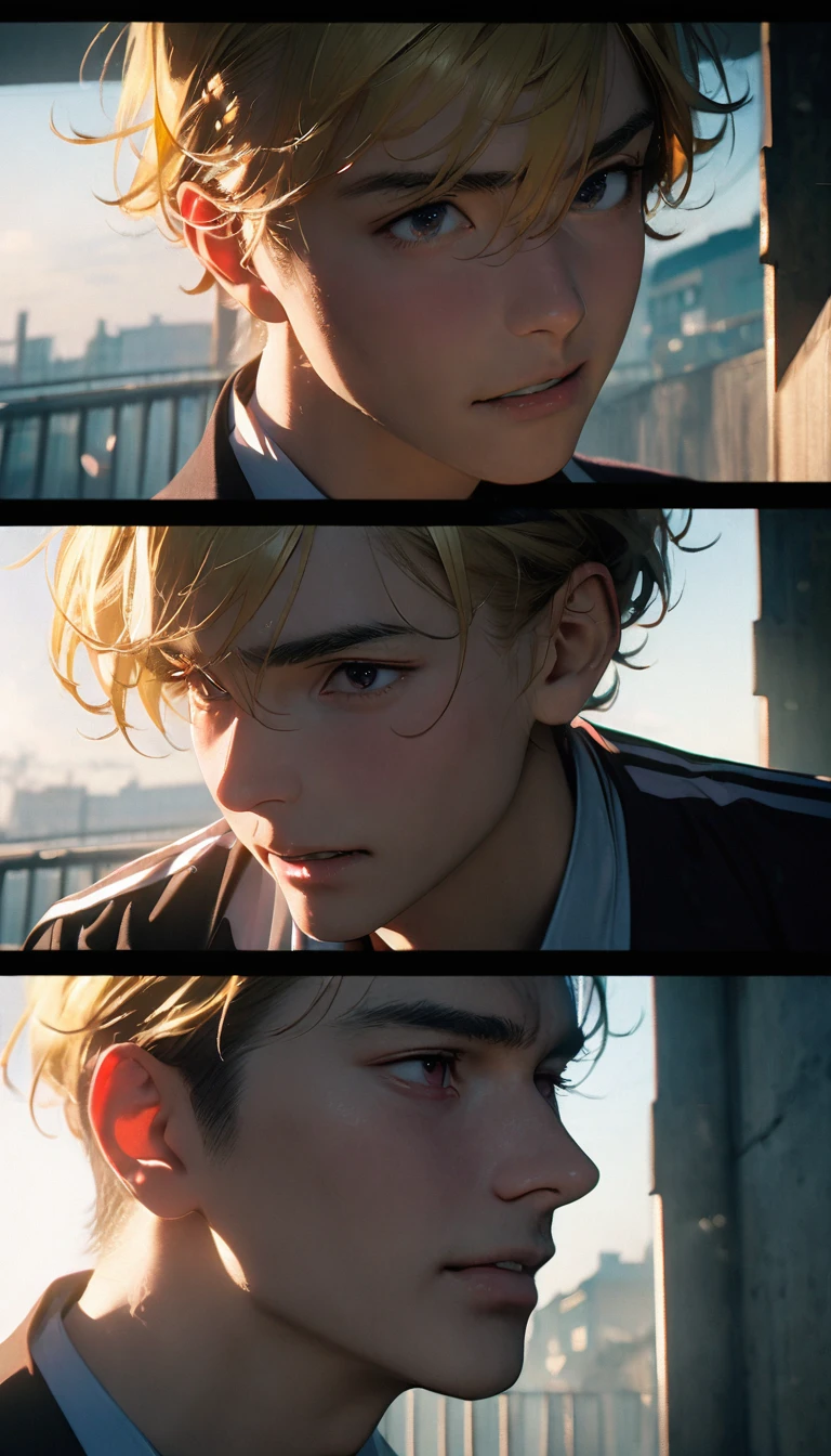 (8K, RAW photos, best quality, masterpiece: 1.4), (((关在Jail的Middle-aged men))),Ultra-high resolution, Extremely detailed, light, Upper body close-up, Middle-aged men, black eyes, (delicate eyes, Eyes are bright:1.2), Yellow short hair, Fair skin,dark, Prison uniform,(perfect anatomy:1.2), High-quality shadows, Natural Lighting, (White highlights:1.2), night, cloudy day, (Jail:1.2), (Frustration:1.2)