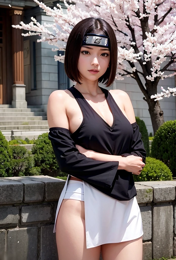 Masterpiece,Solo,1girl,Nohara Rin,(Naruto),Big Breasts,Pussy,Perfect Body,Sexy Body Hot,High Quality,High Resolution, Photograph 16K,Short Hair,Beautiful,Beautiful Woman,Naked,All Background 