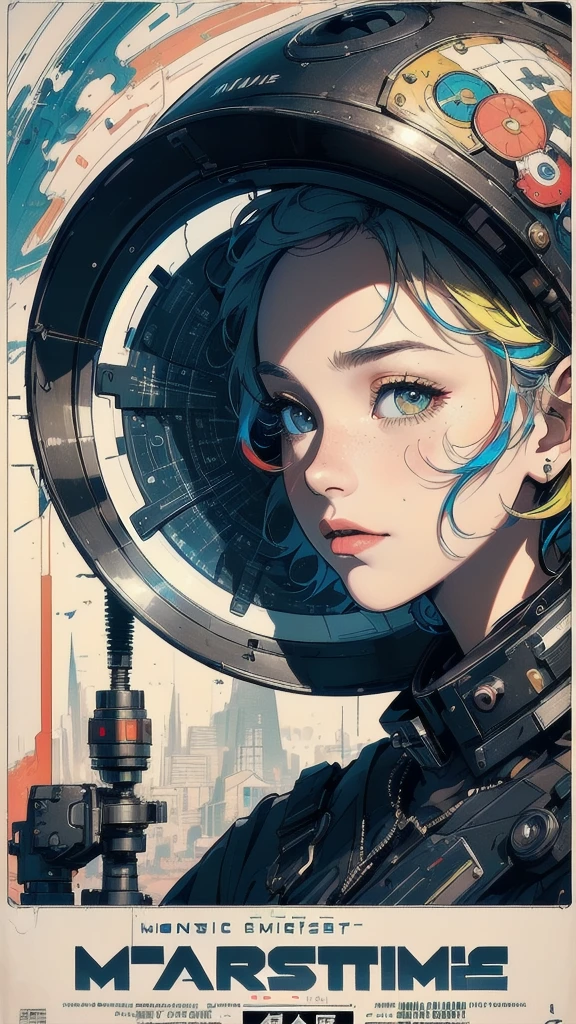 (((masterpiece, highest quality))),(((solo:1.2))),(((1girl:1.2))),32k wallpaper, very detailed, poster, vintage science fiction,(((((geometric cinematic movie poster))))), (bauhaus), shape,(((abstract))),(mid century modern),movie poster,(((((portfolio))))),(((((Close-up))))),(((((bust up))))),((((more various angle)))),(((highlight))),Vast landscape,((((heterochromia)))),(((complete. detailed face))),(((Extremely talented))),(((most complecated machine))),((Overall colorfully))(((text))),(((typography))),(((sentence))),(((Label))),(detailed movie poster),(((((most complicated machine))))),(((genius mechanic))),