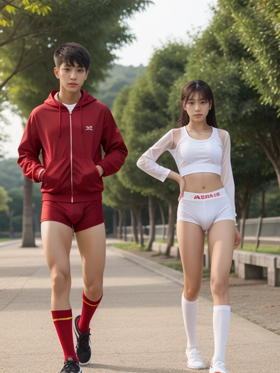 teenagers , very young , light-skin , wearing an dark red sexy underwear, tmasterpiece,k hd,the feet,Transparent sports vest,semi transparent,black long socks,The barefoot , red colour , handsome and cute , extreme cute boy , white skin , dark red underwear boxers shorts , extremely tall and cute boy ,oppa model , handsome model , full body , dark red boxers underwears short shorts , black socks , white light-skin , Chinese model , young boy , white skin , handsome and extremely cute , red boxers underwear shorts , long black socks , handsome model , at the park , jogging , model oppa , long legs , jogging , running , high knee black socks ,black long socks , stand up , extremely tall , extremely high , red underwears , red sports underwear , long black socks , clean and white legs , Chinese model , extremely long legs , looking at the camera , clean and white thigh , heavy bulge , kid face , b , wearing red underwears boxers , light and white skin , Chinese model,high school boy , chinese handsome face , korean handsome face , extremely white skin