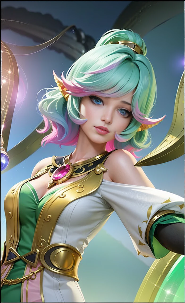 masculine male, masterpiece,best quality, (semirealism:1.9), beautiful lighting, (extremely detailed CG unity 4k fhd wallpaper), High Detail, Sharp focus, dramatic outdoors, 1 male, white hair, a close up of a male playing a keyboard on a stage, sakimichan frank franzzeta, rossdraws cartoon vibrant, portrait knights of zodiac girl, extremely detailed artgerm, background artwork, rossdraws and jazza, keyboardist, seraphine ahri kda, style artgerm, portrait of kim petras, elf ear