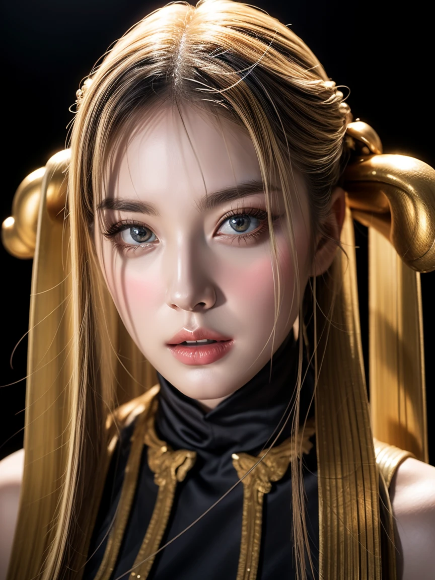 (masterpiece, best quality, official art, beautiful and aesthetic),precise facial structure,extremely detailed and beautiful aesthetic face,8k resolution,ethereal,realistic fantasy,surrealism,high-resolution,ultra-futuristic environment,raw photo,1girl,fist,, masterpiece, best quality,