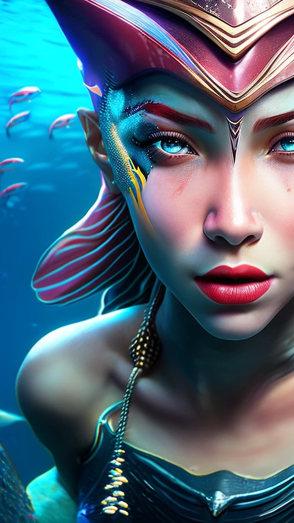 (((girl face and shark body))), full body, shark tail,jumping over a yacht,beautiful detailed eyes,beautiful detailed lips,extremely detailed face and eyes,long eyelashes,underwater scene,sunlight rays,detailed water splash,cinematic lighting,vibrant colors,dramatic composition,epic fantasy,8k,best quality,high resolution,masterpiece