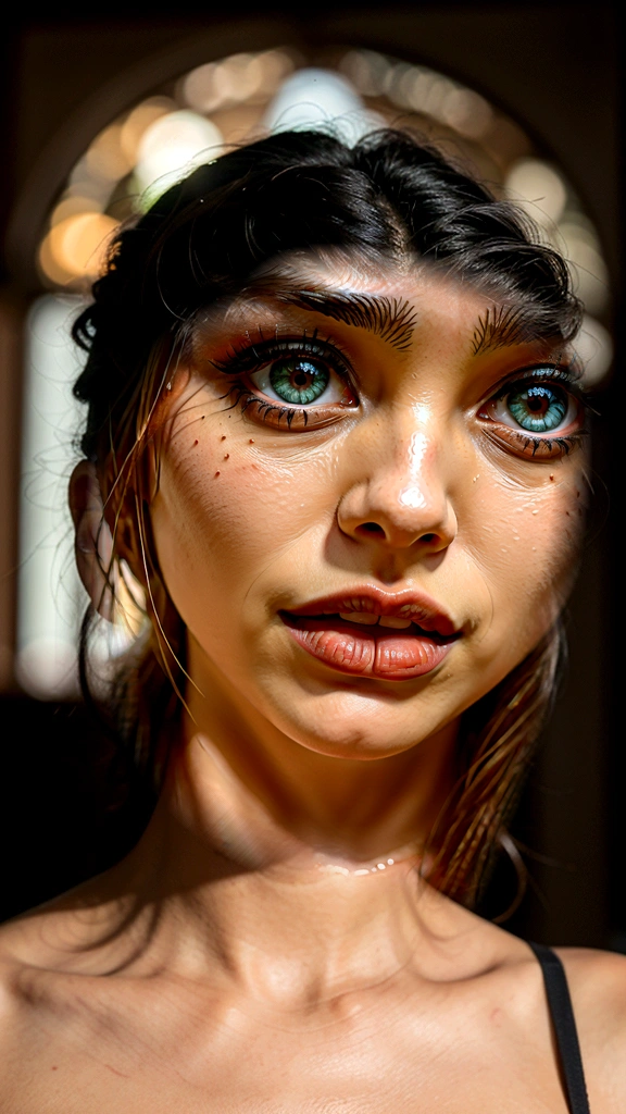 (beautiful detailed eyes, beautiful detailed lips, extremely detailed eyes and face, long eyelashes), (1girl, ahegao expression, rosto de prazer), hyper realistic, (photorealistic, photo-realistic:1.37), (masterpiece:1.2), ultra-detailed, (best quality,4k,8k,highres), emotional, sensual, erotic, expressive, soft lighting, warm colors, cinematic, digital painting