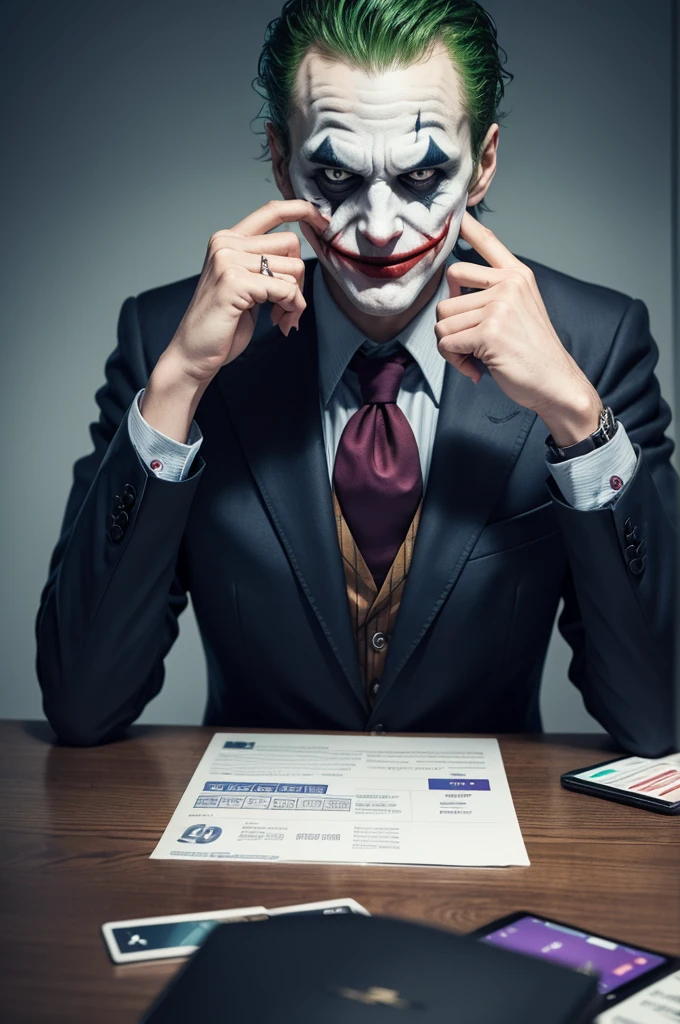 . "Be smarter than the Joker and plan your finances in advance. Financial chaos is not a joke!"