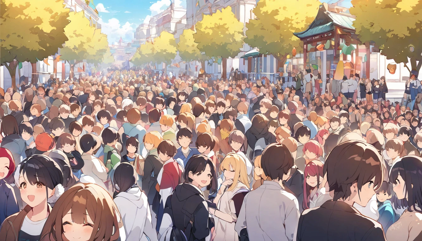 hobby,Many people,Lively,colorful